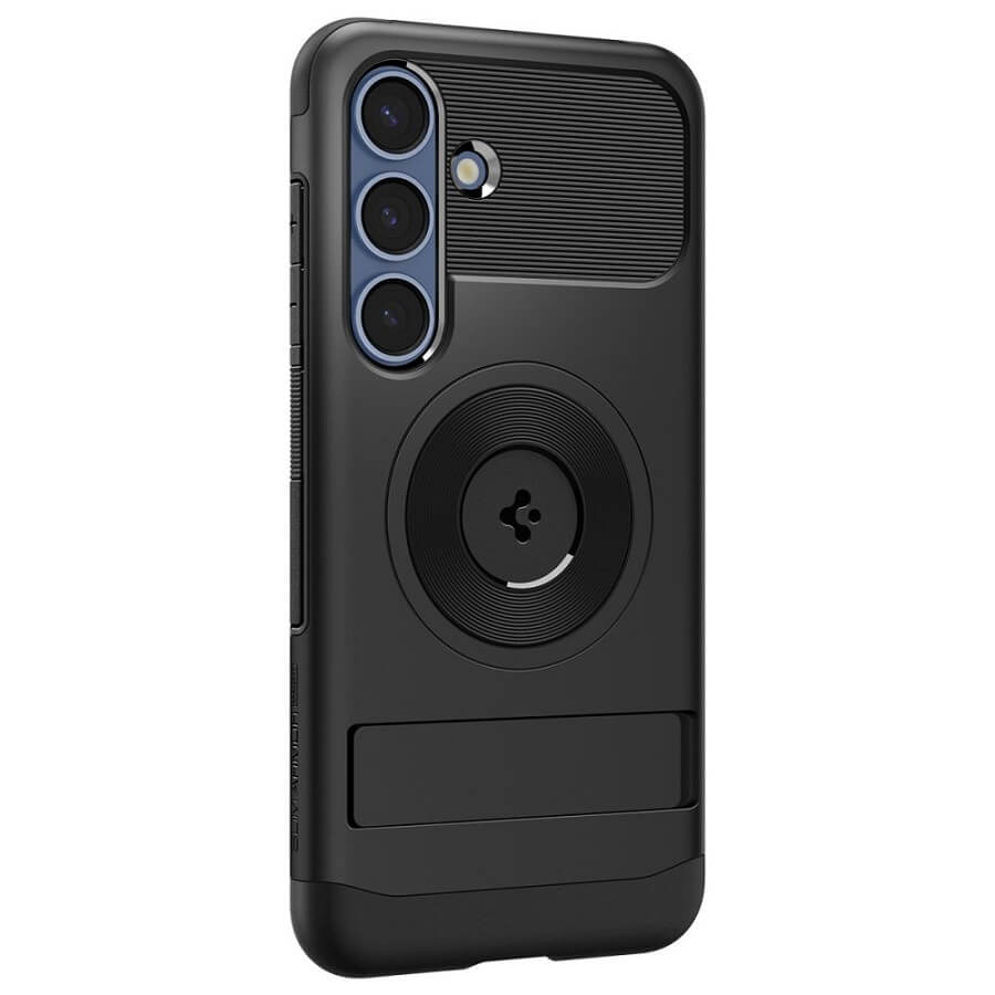 Magsafe Калъф за Samsung S25, Spigen Slim Armor Mag Case, Черен (5)