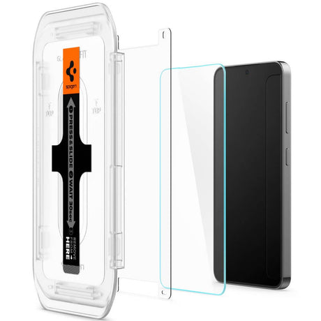 Стъклен Протектор за Samsung S25 Plus, Spigen EZ Fit Glass 2бр., Прозрачен (7)