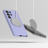 Magsafe Калъф за Samsung S25 Ultra, Ringke Silicone Magnetic Case, Лилав (6)