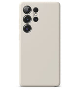 Magsafe Калъф за Samsung S25 Ultra, Ringke Silicone Magnetic Case, Бежов (3)