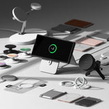 Magsafe Калъф за Samsung S25 Ultra, Ringke Silicone Magnetic Case, Черен (10)