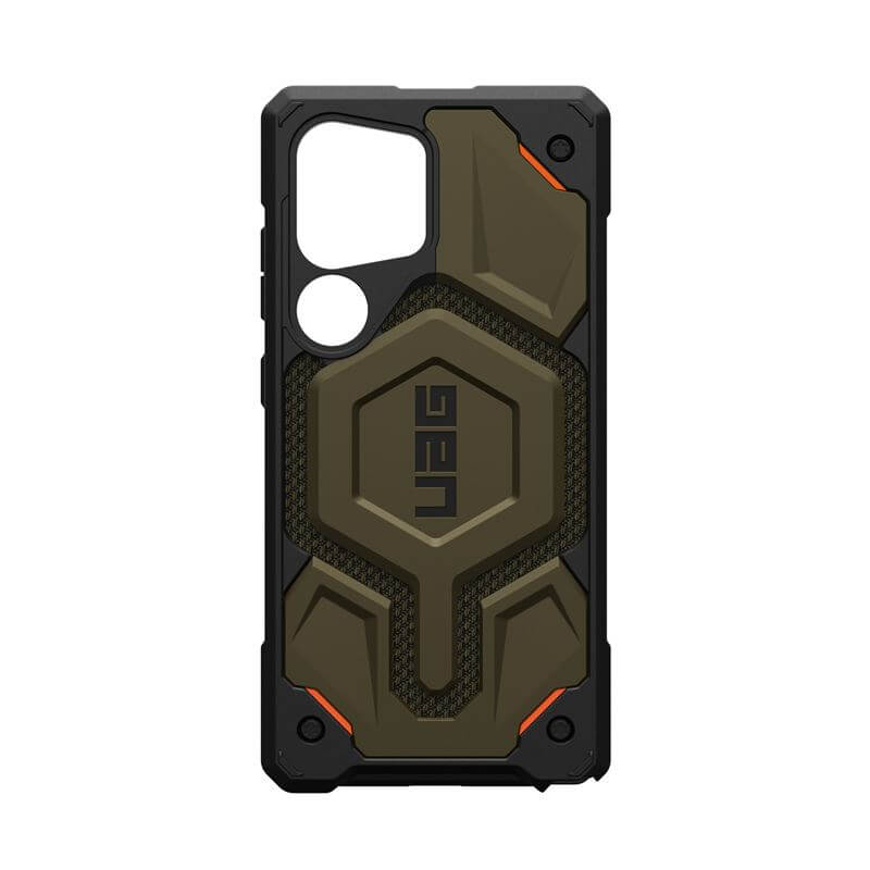 MagSafe Противоударен Калъф за Samsung S25 Ultra, UAG Monarch Pro Kevlar Case, Зелен (7)