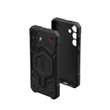 Magsafe Противоударен Калъф за Samsung S25 Plus, UAG Monarch Pro Kevlar Case, Черен (6)