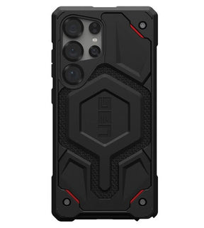 Magsafe Противоударен Калъф за Samsung S25 Ultra, UAG Monarch Pro Kevlar Case, Черен