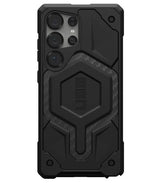 MagSafe Противоударен Калъф за Samsung S25 Ultra, UAG Monarch Pro Carbon Fiber Case, Черен