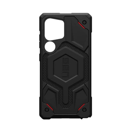 Magsafe Противоударен Калъф за Samsung S25 Ultra, UAG Monarch Pro Kevlar Case, Черен (6)