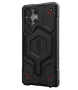 Magsafe Противоударен Калъф за Samsung S25 Ultra, UAG Monarch Pro Kevlar Case, Черен (2)