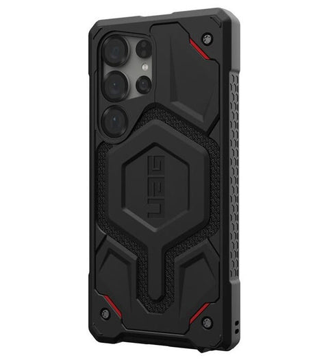 Magsafe Противоударен Калъф за Samsung S25 Ultra, UAG Monarch Pro Kevlar Case, Черен (2)