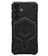 MagSafe Противоударен Калъф за Samsung S25 Plus, UAG Monarch Pro Carbon Fiber Case, Черен