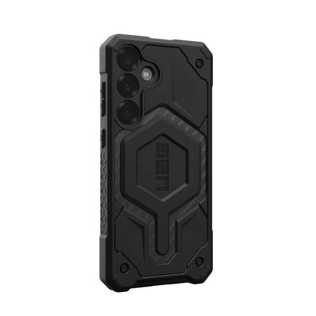 MagSafe Противоударен Калъф за Samsung S25 Plus, UAG Monarch Pro Carbon Fiber Case, Черен (3)