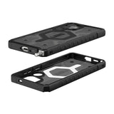 Magsafe Противоударен Калъф за Samsung S25 Ultra, UAG Pathfinder Clear Case, Черен (8)