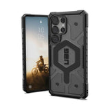 Magsafe Противоударен Калъф за Samsung S25 Ultra, UAG Pathfinder Clear Case, Черен (7)