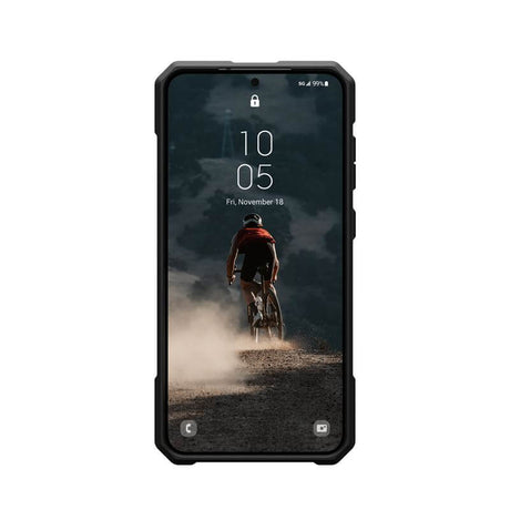 MagSafe Противоударен Калъф за Samsung S25 Plus, UAG Monarch Pro Carbon Fiber Case, Черен (4)