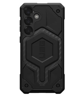 MagSafe Противоударен Калъф за Samsung S25, UAG Monarch Pro Carbon Fiber Case, Черен