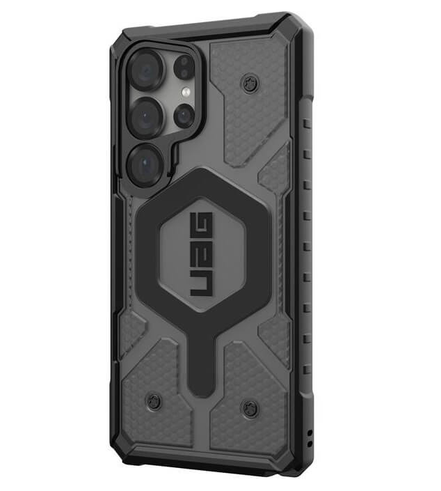 Magsafe Противоударен Калъф за Samsung S25 Ultra, UAG Pathfinder Clear Case, Черен (3)
