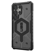 Magsafe Противоударен Калъф за Samsung S25 Ultra, UAG Pathfinder Clear Case, Черен (3)