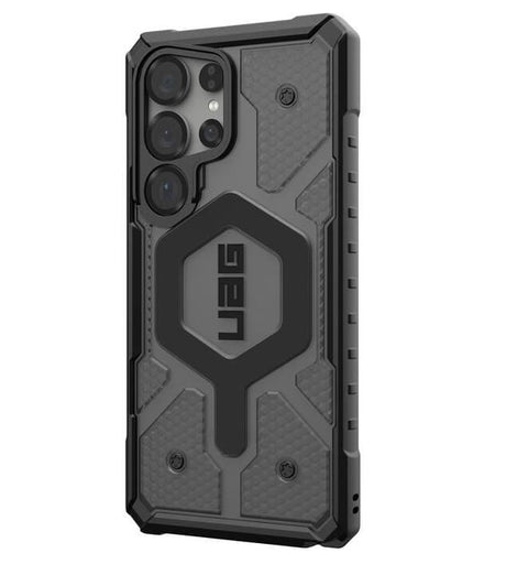 Magsafe Противоударен Калъф за Samsung S25 Ultra, UAG Pathfinder Clear Case, Черен (3)