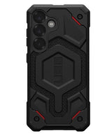 Magsafe Противоударен Калъф за Samsung S25, UAG Monarch Pro Kevlar Case, Черен