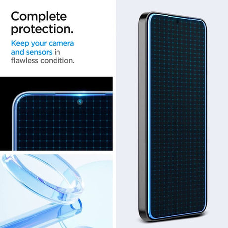 Стъклен Протектор за Samsung S23, Spigen EZ Fit Glass 2бр., Прозрачен (9)