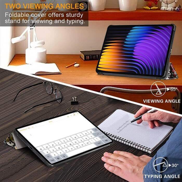 Защитен Калъф за Xiaomi Pad 8 Pro/ 8/ 7 Pro/ 7 11.2", Trifold Slim Case, Цветен (4)