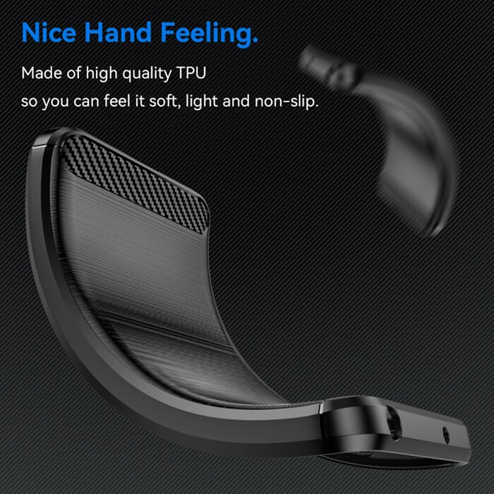 Противоударен Калъф за Samsung S25 Ultra, Premium Carbon Case, Черен (5)