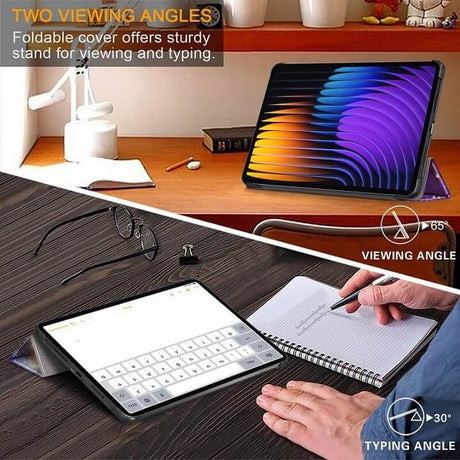 Защитен Калъф за Xiaomi Pad 8 Pro/ 8/ 7 Pro/ 7 11.2", Trifold Slim Case, Черен (4)