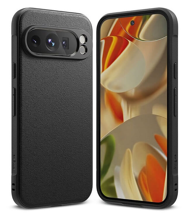 Противоударен Силиконов Калъф за Google Pixel 9 Pro XL, Ringke Onyx Case, Черен