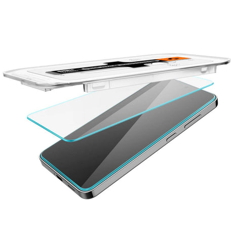 Стъклен Протектор за Samsung S22, Spigen EZ Fit Glass 2бр., Прозрачен (6)