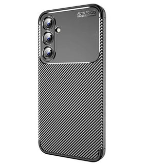 Силиконов Калъф за Samsung A36, New Carbon Case, Черен