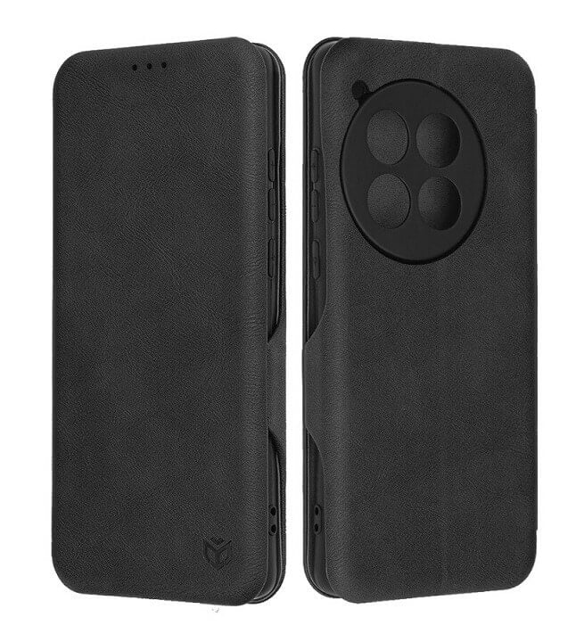 Кожен Калъф за Oneplus 13, Tech-Protect Techsuit Safe Book Case, Черен