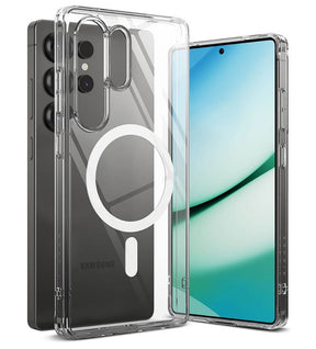 Magsafe Калъф за Samsung S25 Ultra, Ringke Fusion Magnetic Case, Прозрачен