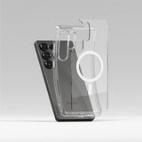 Magsafe Калъф за Samsung S25 Ultra, Ringke Fusion Magnetic Case, Прозрачен (4)