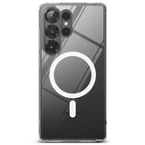Magsafe Калъф за Samsung S25 Ultra, Ringke Fusion Magnetic Case, Прозрачен (3)