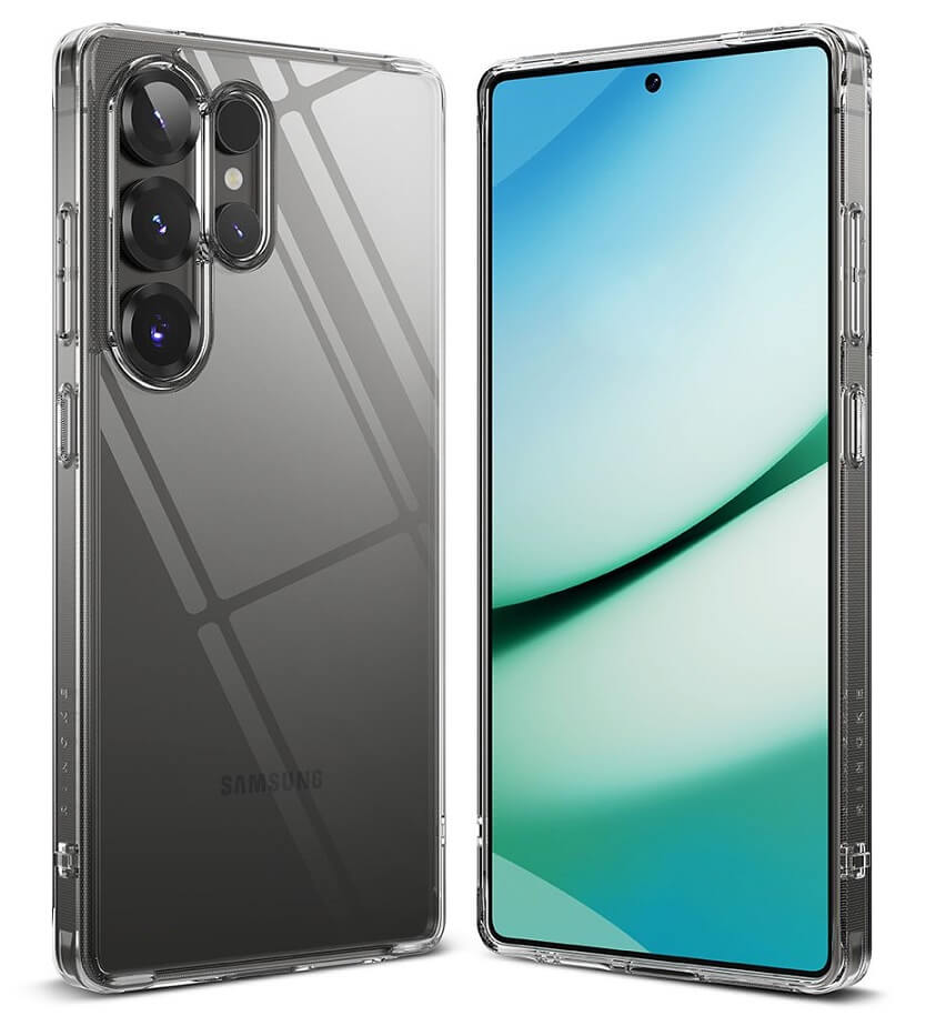 Противоударен Хибриден Калъф за Samsung S25 Ultra, Ringke Fusion Case, Прозрачен (2)
