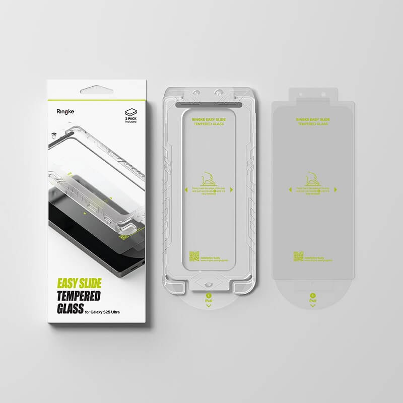 Стъклен Протектор за Samsung S25 Ultra, Ringke Easy Slide Glass 2бр., Прозрачен (6)