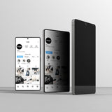 Затъмняващ Протектор за Samsung S25 Ultra, Ringke Privacy Easy Slide Glass 2бр., Черен (3)