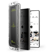 Затъмняващ Протектор за Samsung S25 Ultra, Ringke Privacy Easy Slide Glass 2бр., Черен (2)
