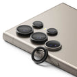 Протектор за Камерата на Samsung S25 Ultra, Ringke Cam Lens Frame Glass 2бр., Черен