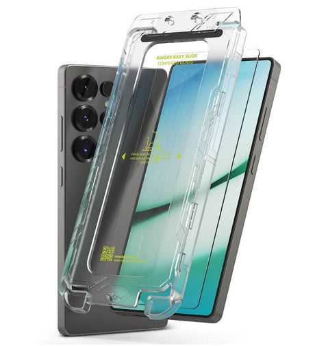 Стъклен Протектор за Samsung S25 Ultra, Ringke Easy Slide Glass 2бр., Прозрачен (2)