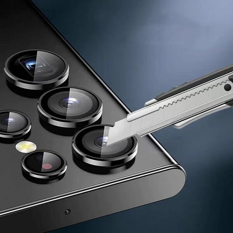 Протектор за Камерата на Samsung S25 Ultra, Hofi CamRing Glass, Черен (3)