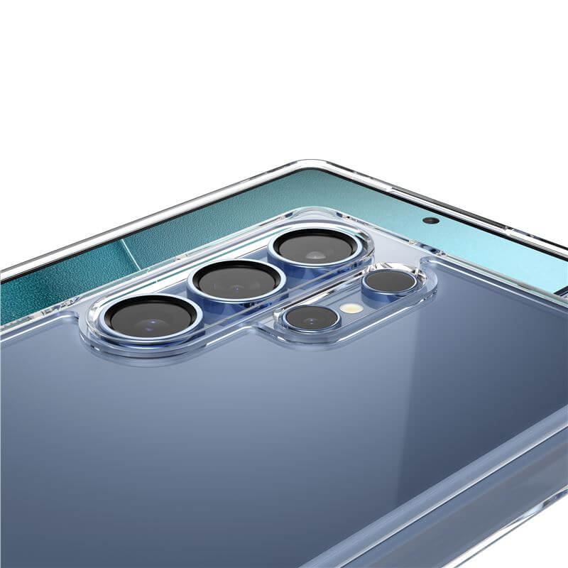 Противоударен Калъф за Samsung S25 Ultra, Spigen Ultra Hybrid Case, Прозрачен (8)