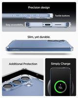 Противоударен Хибриден Калъф за Samsung S25 Plus, Spigen Ultra Hybrid Case, Прозрачен (9)