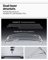 Противоударен Хибриден Калъф за Samsung S25 Plus, Spigen Ultra Hybrid Case, Прозрачен (8)