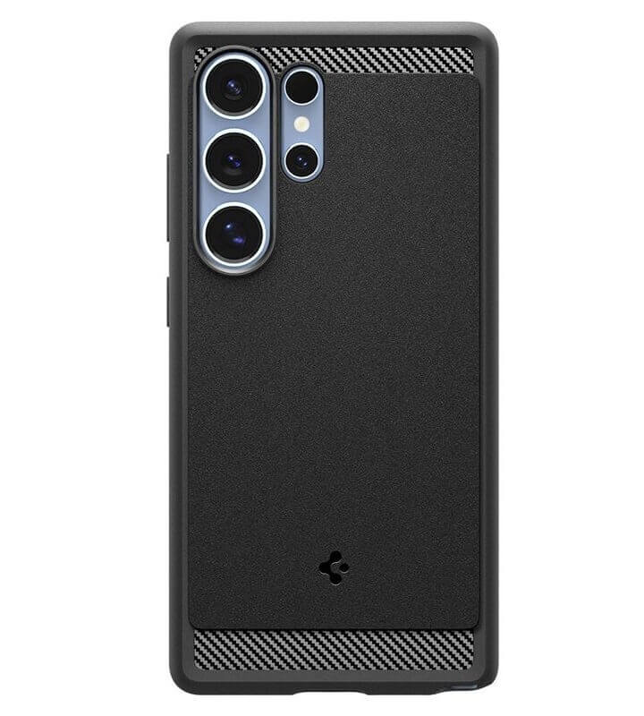 Magsafe Противоударен Калъф за Samsung S25 Ultra, Spigen Rugged Armor Case, Черен (2)