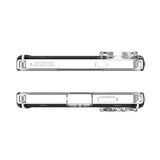 Magsafe Противоударен Калъф за Samsung S25 Edge, Spigen Ultra Hybrid Case, Бял (5)