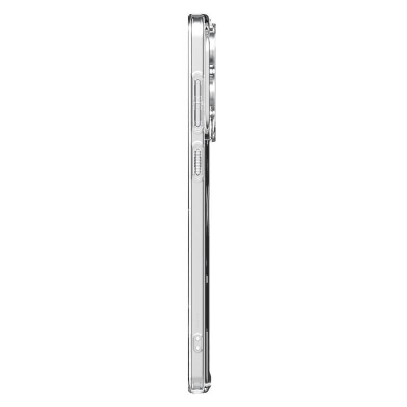 Magsafe Противоударен Калъф за Samsung S25 Edge, Spigen Ultra Hybrid Case, Бял (4)
