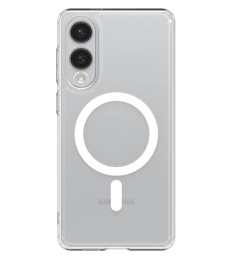 Magsafe Противоударен Калъф за Samsung S25 Edge, Spigen Ultra Hybrid Case, Бял
