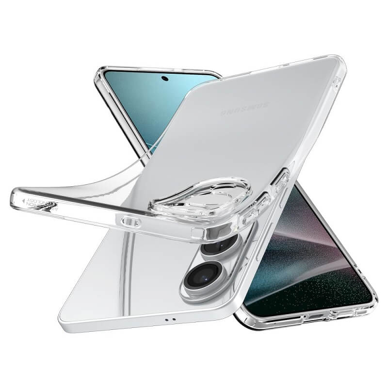 Силиконов Калъф за Samsung S25 Edge, Spigen Liquid Crystal Case, Прозрачен (7)