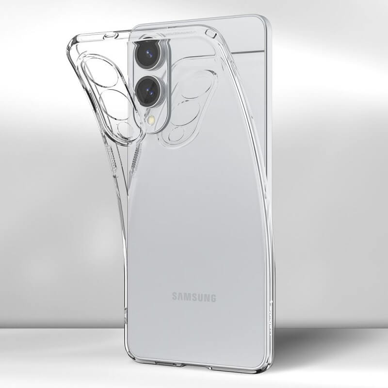 Силиконов Калъф за Samsung S25 Edge, Spigen Liquid Crystal Case, Прозрачен (10)