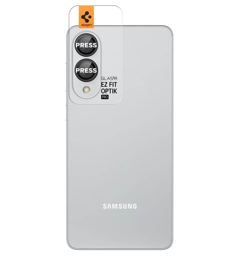Протектор за Камерата на Samsung S25 Edge, Spigen EZ Fit Optik Pro Glass tR 2бр., Черен (2)